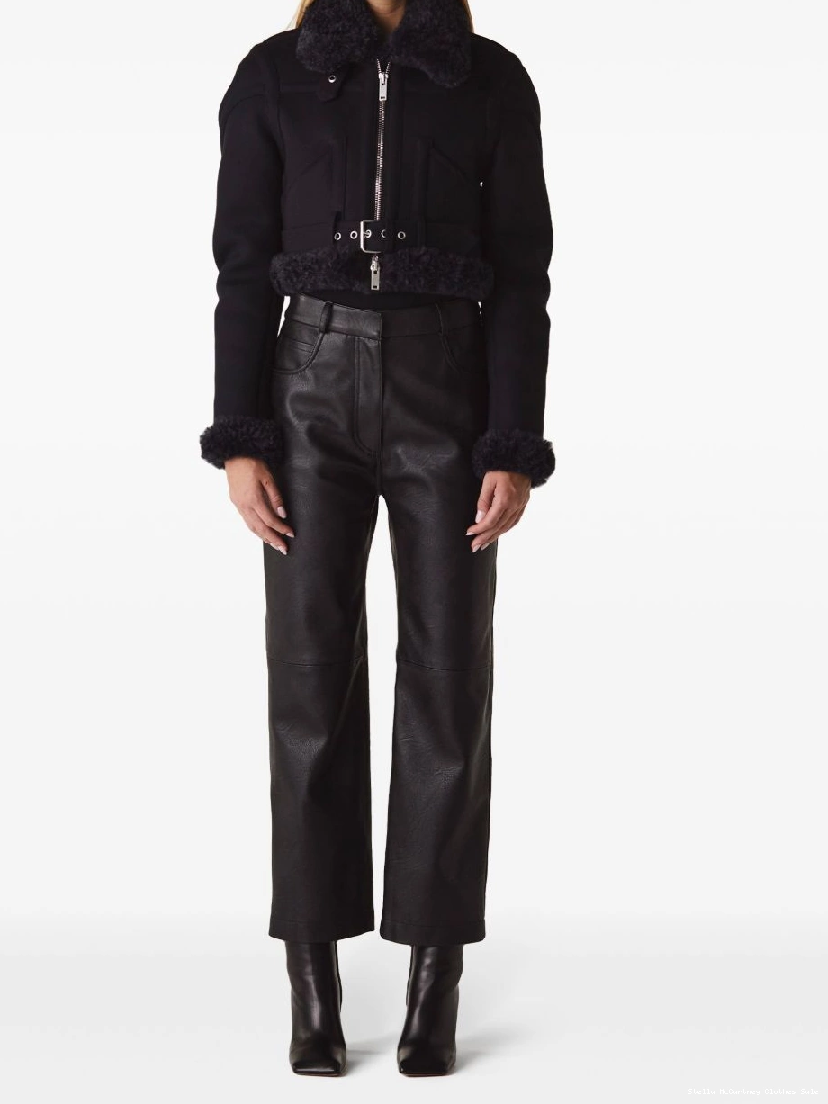 Affordable Women aviator McCartney jacket Stella cropped 0713